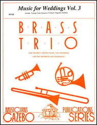 MUSIC FOR WEDDINGS #3 BRASS TRIO cover